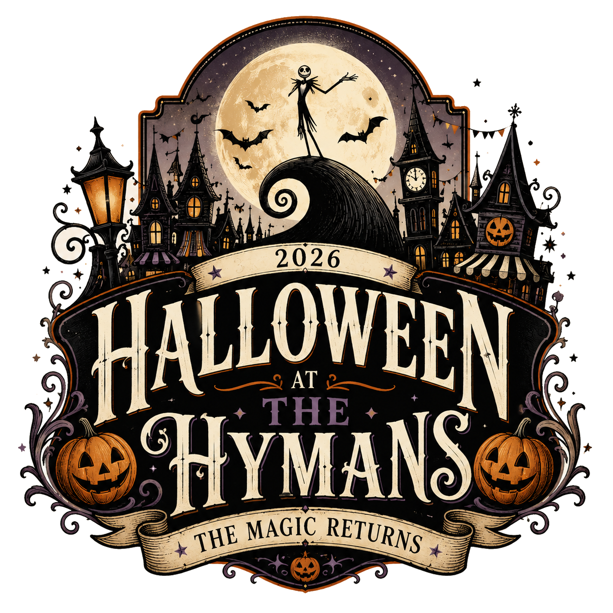 Halloween at the Hymans 2026 crest